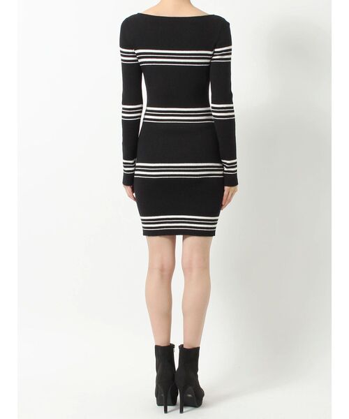 RESEXXY（リゼクシー）の「リブニット長袖ワンピース（ワンピース・レディース・ブラック/その他1/アイボリー/オレンジ・SMALL/MEDIUM）」の12枚目の写真