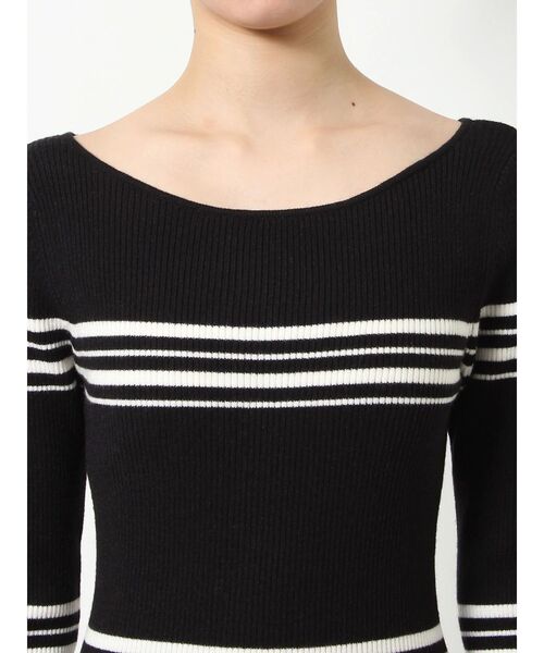 RESEXXY（リゼクシー）の「リブニット長袖ワンピース（ワンピース・レディース・ブラック/その他1/アイボリー/オレンジ・SMALL/MEDIUM）」の11枚目の写真