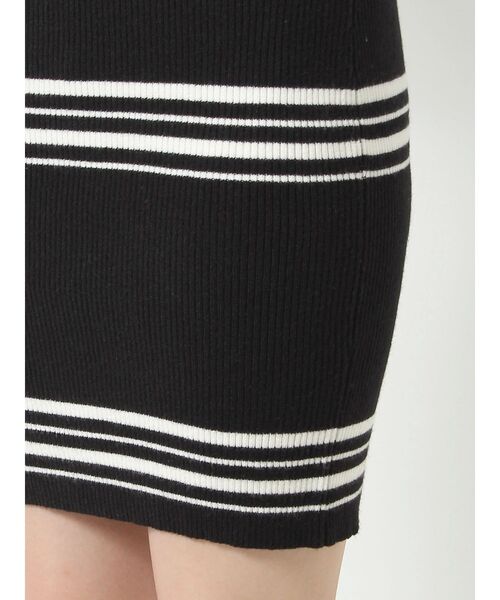 RESEXXY（リゼクシー）の「リブニット長袖ワンピース（ワンピース・レディース・ブラック/その他1/アイボリー/オレンジ・SMALL/MEDIUM）」の9枚目の写真