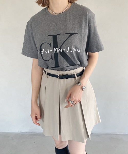 Calvin Klein(カルバン・クライン)の「【Calvin Klein / カルバンクライン】 CORE MONOLOGO JEANS TEE ロゴ 半袖 Tシャツ(Tシャツ/カットソー・レディース・ホワイト/グレー/ネイビー/ブラック・S/M/L/XL)」の19枚目の写真