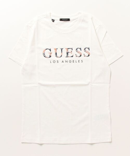 Guess（ゲス）の「Logo Tee（Tシャツ/カットソー・メンズ・イエロー/ブラック/ダークグリーン/ホワイト・X-LARGE/MEDIUM/LARGE/SMALL）」の2枚目の写真