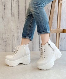 Noubel Voug Relax | 厚底 ボリュームソール ハイカット スニーカー(スニーカー)