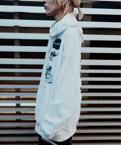 AFYF(エーエフワイエフ)の「【AFYF】GILDAN BODYSOUVENIR HOODED SW2/ギルダンボディ ビッグシルエットスーベニア フーディ/スウェットパーカー(パーカー・メンズ・グレー系その他/ホワイト系その他3/グレー系その他2/ブラック系その他5/ブラック系その他4/ブラック系その他2/ホワイト系その他4/ブラック系その他3/ホワイト系その他2/ホワイト系その他/ブラック系その他6/ブラック系その他/ホワイト系その他5・FREE)」の15枚目の写真