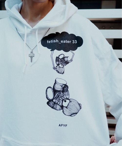 AFYF(エーエフワイエフ)の「【AFYF】GILDAN BODYSOUVENIR HOODED SW2/ギルダンボディ ビッグシルエットスーベニア フーディ/スウェットパーカー(パーカー・メンズ・グレー系その他/ホワイト系その他3/グレー系その他2/ブラック系その他5/ブラック系その他4/ブラック系その他2/ホワイト系その他4/ブラック系その他3/ホワイト系その他2/ホワイト系その他/ブラック系その他6/ブラック系その他/ホワイト系その他5・FREE)」の18枚目の写真
