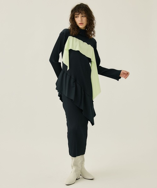 kotohayokozawa todoウェーブロングスリーブハイネックトップ kotohayokozawa（コトハヨコザワ）の「【kotohayokozawa