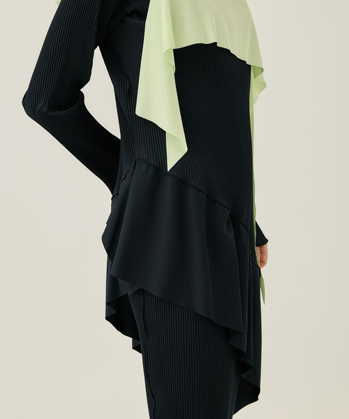 【kotohayokozawa】todoウェーブロングスリーブハイネックドレス kotohayokozawa（コトハヨコザワ）の「【kotohayokozawa