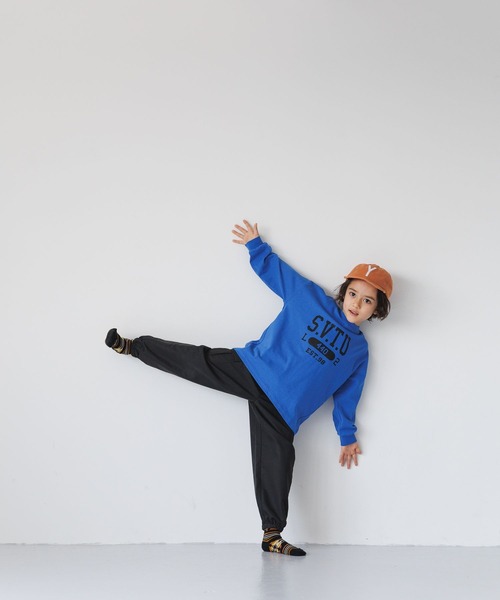 BAYFLOW（ベイフロー）の「アソートロゴビックＴシャツ（KIDS）（Tシャツ/カットソー・キッズ・ネイビー/ブルー/オフホワイト/ピンク・130cm/140cm/150cm/110cm/120cm）」の13枚目の写真