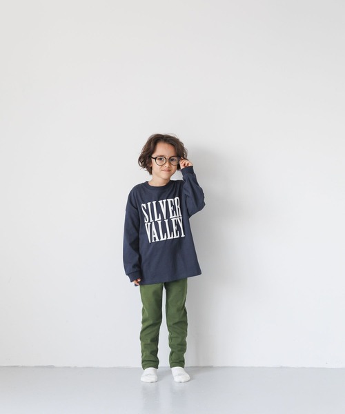 BAYFLOW（ベイフロー）の「アソートロゴビックＴシャツ（KIDS）（Tシャツ/カットソー・キッズ・ネイビー/ブルー/オフホワイト/ピンク・130cm/140cm/150cm/110cm/120cm）」の16枚目の写真