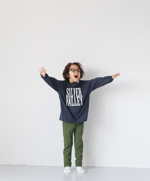 BAYFLOW（ベイフロー）の「アソートロゴビックＴシャツ（KIDS）（Tシャツ/カットソー・キッズ・ネイビー/ブルー/オフホワイト/ピンク・130cm/140cm/150cm/110cm/120cm）」の17枚目の写真