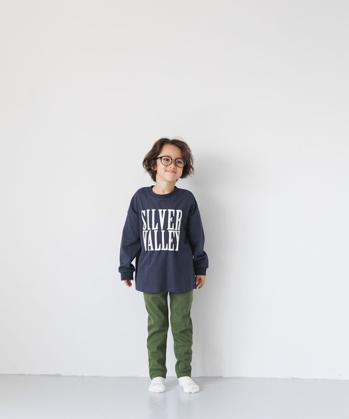BAYFLOW（ベイフロー）の「アソートロゴビックＴシャツ（KIDS）（Tシャツ/カットソー・キッズ・ネイビー/ブルー/オフホワイト/ピンク・130cm/140cm/150cm/110cm/120cm）」の18枚目の写真