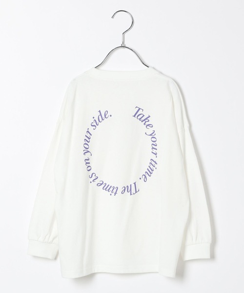 BAYFLOW（ベイフロー）の「アソートロゴビックＴシャツ（KIDS）（Tシャツ/カットソー・キッズ・ネイビー/ブルー/オフホワイト/ピンク・130cm/140cm/150cm/110cm/120cm）」の19枚目の写真