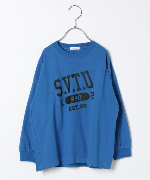 BAYFLOW（ベイフロー）の「アソートロゴビックＴシャツ（KIDS）（Tシャツ/カットソー・キッズ・ネイビー/ブルー/オフホワイト/ピンク・130cm/140cm/150cm/110cm/120cm）」の21枚目の写真