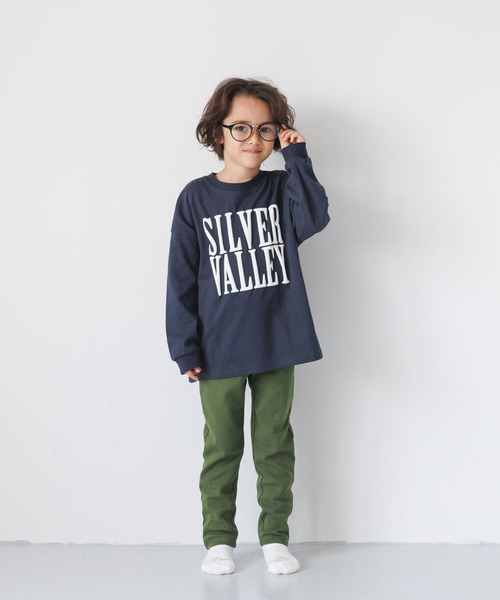 BAYFLOW（ベイフロー）の「アソートロゴビックＴシャツ（KIDS）（Tシャツ/カットソー・キッズ・ネイビー/ブルー/オフホワイト/ピンク・130cm/140cm/150cm/110cm/120cm）」の10枚目の写真