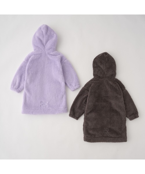 Lycee mine(リセマイン)の「【ハロウィン】ねことうさぎボアワンピース(ワンピース・キッズ・アイボリー/ピンク/チャコール/ラベンダー・100cm/130cm/110cm/120cm/140cm)」の9枚目の写真