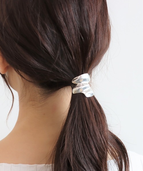 セール】スリーメタルポニーフック（ヘアゴム）｜Three Four Time  