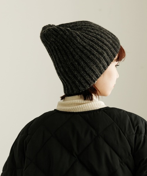 URBAN RESEARCH(アーバンリサーチ)の「ニットキャップ(ニットキャップ/ビーニー・レディース・チャコールグレー/バーガンディー/ベージュ・FREE)」の12枚目の写真