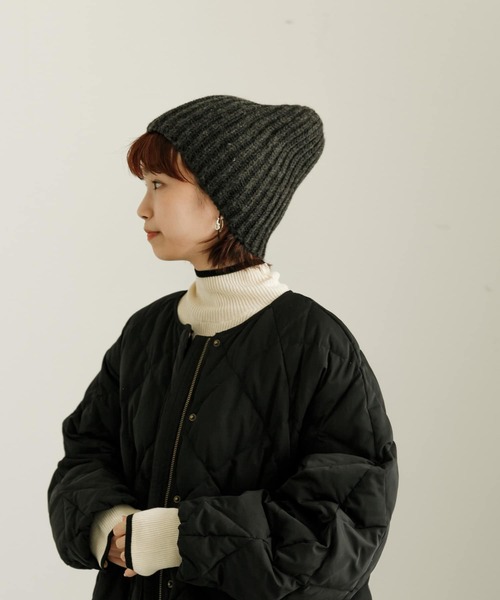 URBAN RESEARCH(アーバンリサーチ)の「ニットキャップ(ニットキャップ/ビーニー・レディース・チャコールグレー/バーガンディー/ベージュ・FREE)」の14枚目の写真