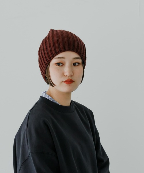 URBAN RESEARCH(アーバンリサーチ)の「ニットキャップ(ニットキャップ/ビーニー・レディース・チャコールグレー/バーガンディー/ベージュ・FREE)」の16枚目の写真