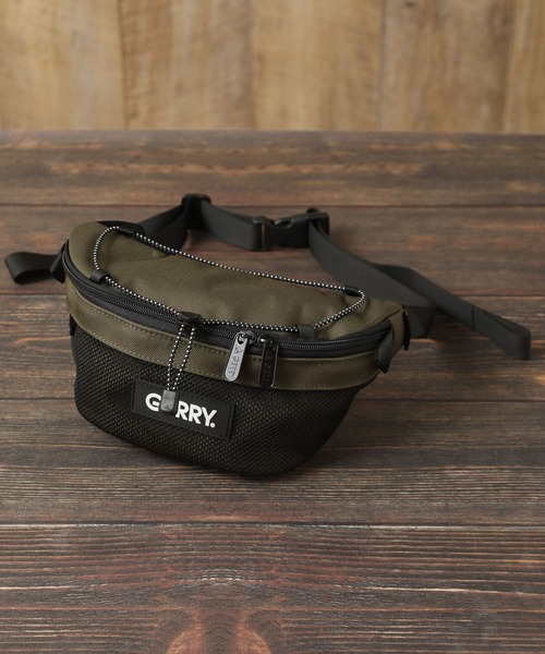 GERRY(ジェリー)の「【GERRY/ジェリー】CORDURA ワンポイント ウエストバッグ/ポーチ(ボディバッグ/ウエストポーチ・メンズ・カーキ/ブラック・FREE)」の18枚目の写真