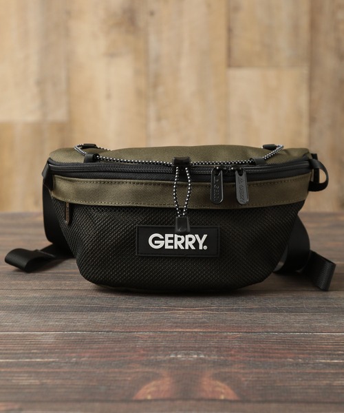 GERRY(ジェリー)の「【GERRY/ジェリー】CORDURA ワンポイント ウエストバッグ/ポーチ(ボディバッグ/ウエストポーチ・メンズ・カーキ/ブラック・FREE)」の17枚目の写真