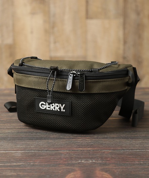 GERRY(ジェリー)の「【GERRY/ジェリー】CORDURA ワンポイント ウエストバッグ/ポーチ(ボディバッグ/ウエストポーチ・メンズ・カーキ/ブラック・FREE)」の16枚目の写真