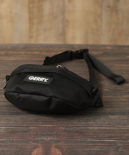 GERRY(ジェリー)の「【GERRY/ジェリー】CORDURA ワンポイント ウエストバッグ/ポーチ(ボディバッグ/ウエストポーチ・メンズ・カーキ/ブラック・FREE)」の5枚目の写真