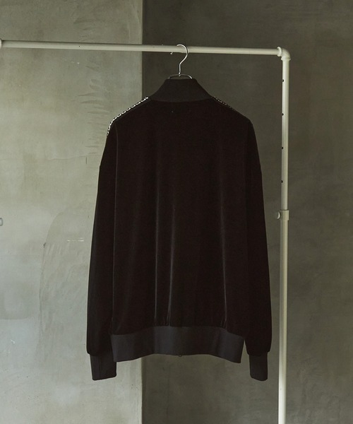 エマクローズ　試着のみ　ベロアジャケット　セットアップ　Ｌ EMMA CLOTHES（エマクローズ）の「【セットアップ】TR綾