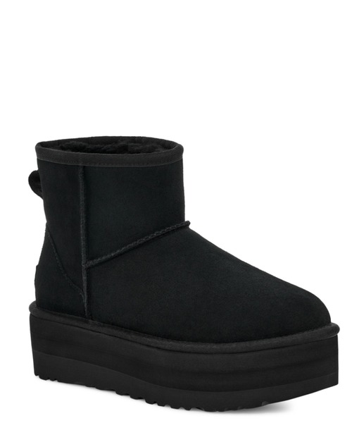 UGG（アグ）の「UGG/アグ/CLASSIC MINI PLATFORM/1134991（ブーツ・レディース・ブラック/ベージュ・6/8/7）」の3枚目の写真