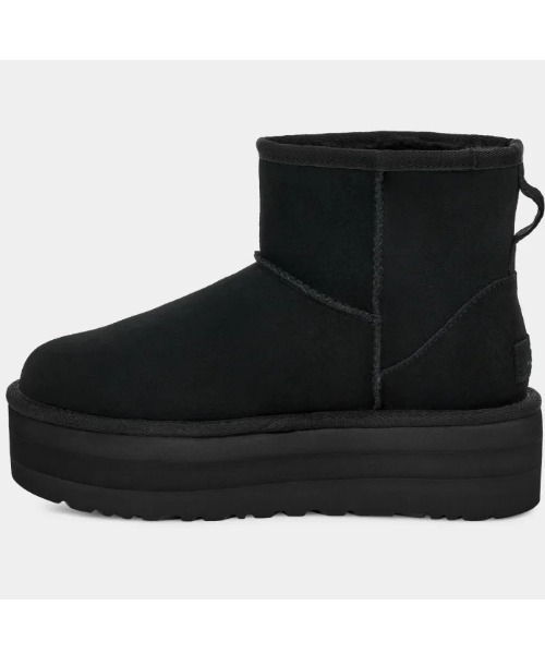UGG（アグ）の「UGG/アグ/CLASSIC MINI PLATFORM/1134991（ブーツ・レディース・ブラック/ベージュ・6/8/7）」の5枚目の写真