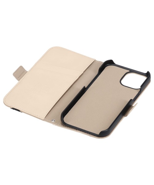 MARY QUANT】キルトレザーブックタイプケース iPhone 15