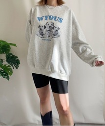 Jelly moo（ジェリームー）の「【 Jelly moo / ジェリームー 】  ダルメシアン グラフィック スウェット #（スウェット）」