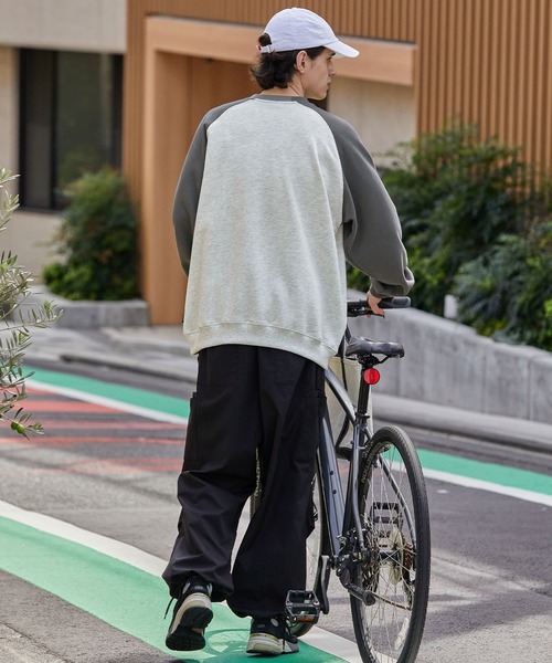 HECT】Big Raglan Sleeve Sweatshirt / ビッグシルエット