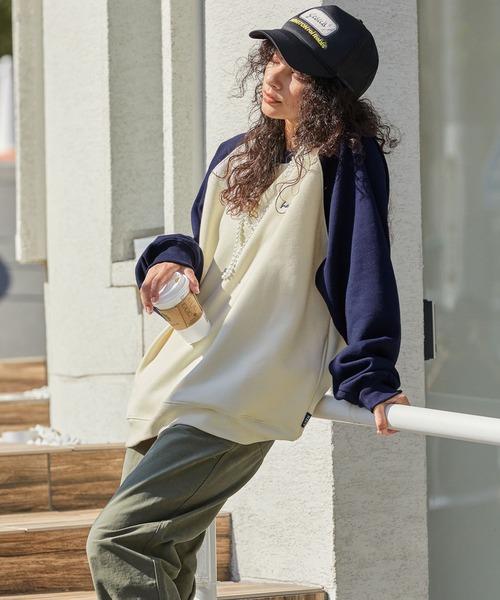 HECT】Big Raglan Sleeve Sweatshirt / ビッグシルエットラグラン
