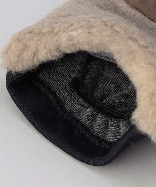 SUBLIME(サブライム)の「SUBLIME/サブライム GO OUT BOA MITTON / ゴーアウト ボアミトン(手袋・メンズ・ブラウン/ブラック/ホワイト・ONE SIZE)」の8枚目の写真