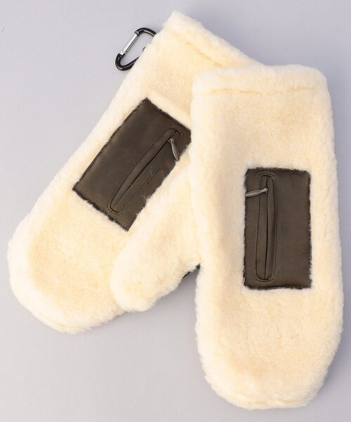 SUBLIME(サブライム)の「SUBLIME/サブライム GO OUT BOA MITTON / ゴーアウト ボアミトン(手袋・メンズ・ブラウン/ブラック/ホワイト・ONE SIZE)」の14枚目の写真