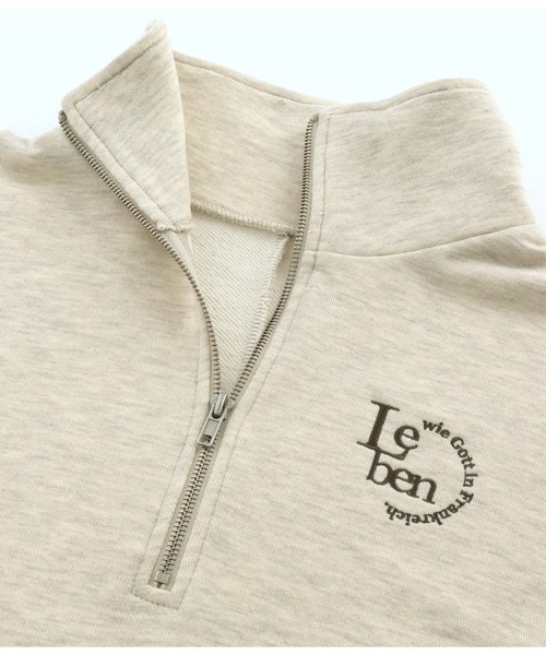 ANAP（アナップ）の「ハーフジップ裏毛スウェットロングワンピース（ワンピース・レディース・ブラック/キナリ/ネイビー・FREE）」の22枚目の写真