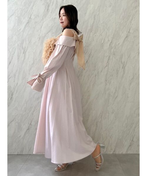 ダズリン　ワンピース セール】ドレープタックレイヤードワンピース（ワンピース