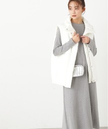 N.(N. Natural Beauty Basic) | ◆ステッチソフト起毛ワンピース(ワンピース)