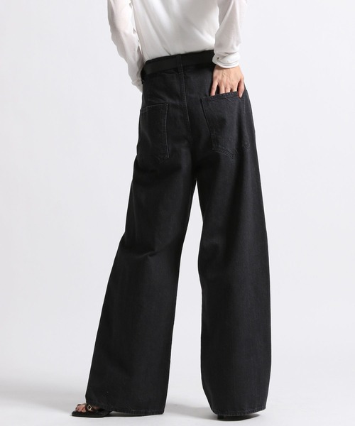 STERNBERG(スタンバーグ)の「STERNBERG/ツイストデニムワイドパンツ/997008(デニムパンツ・メンズ・ブラック/ライトグレー・SMALL/LARGE/X-SMALL/MEDIUM)」の14枚目の写真