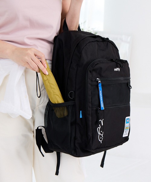新品　ミッフィー　miffy レディース　大容量　リュック　通勤　バックパック 楽天市場】ミッフィー バックパック 30L 大容量 リュックサック