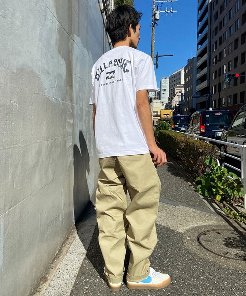 BILLABONG（ビラボン）の「BILLABONG/ビラボン 半袖 Tシャツ アーチロゴ バックプリント BE011-202（Tシャツ/カットソー・メンズ・ブラック/ホワイト/クリーム・L/XL/M/S）」の7枚目の写真