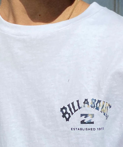 BILLABONG（ビラボン）の「BILLABONG/ビラボン 半袖 Tシャツ アーチロゴ バックプリント BE011-202（Tシャツ/カットソー・メンズ・ブラック/ホワイト/クリーム・L/XL/M/S）」の8枚目の写真
