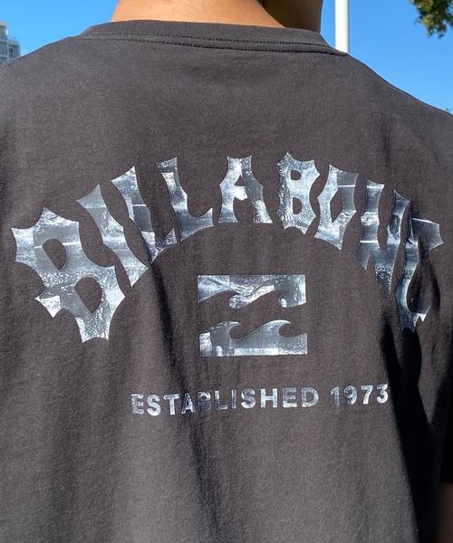 BILLABONG（ビラボン）の「BILLABONG/ビラボン 半袖 Tシャツ アーチロゴ バックプリント BE011-202（Tシャツ/カットソー・メンズ・ブラック/ホワイト/クリーム・L/XL/M/S）」の15枚目の写真
