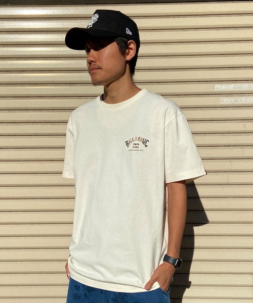 BILLABONG（ビラボン）の「BILLABONG/ビラボン 半袖 Tシャツ アーチロゴ バックプリント BE011-202（Tシャツ/カットソー・メンズ・ブラック/ホワイト/クリーム・L/XL/M/S）」の16枚目の写真