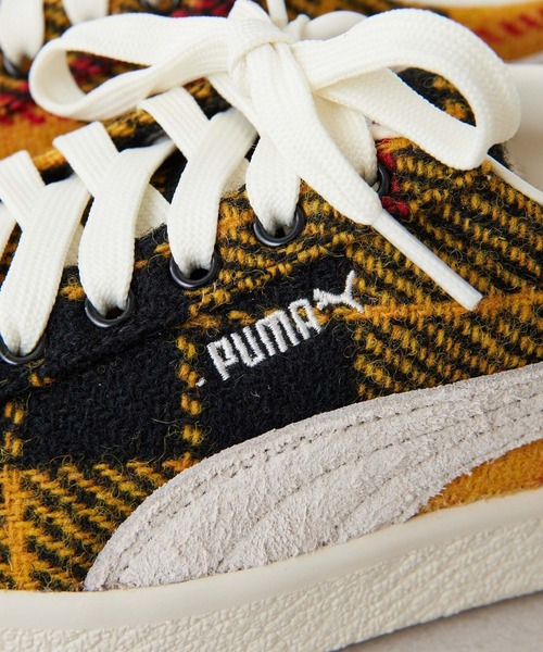 ear PAPILLONNER(イアパピヨネ)の「PUMA SUEDE VTG "HARRIS TWEED"(スニーカー・レディース・レッド/イエロー・23cm/24cm/24.5cm/25cm/23.5cm)」の19枚目の写真