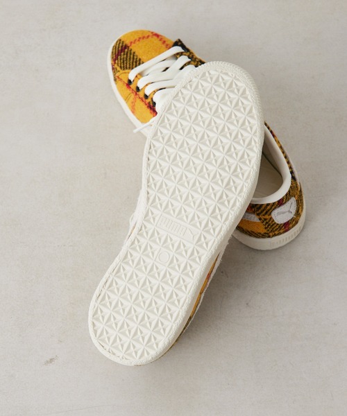 ear PAPILLONNER(イアパピヨネ)の「PUMA SUEDE VTG "HARRIS TWEED"(スニーカー・レディース・レッド/イエロー・23cm/24cm/24.5cm/25cm/23.5cm)」の15枚目の写真