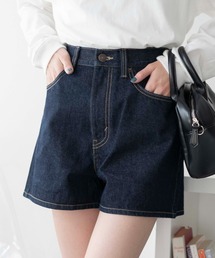 WEGO | WEGO/【この秋待望の再入荷！】台形デニムショートパンツ(デニムパンツ)