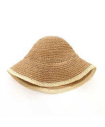 polka polka（ポルカポルカ）の「polka polka / ポルカポルカ ライン細編み ペーパーハット 434 282123 SDI（ハット）」