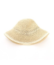 polka polka（ポルカポルカ）の「polka polka / ポルカポルカ ライン細編み ペーパーハット 434 282123 SDI（ハット）」