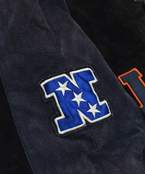 NBA/NFL/NHL/MLB(エヌビーエーエヌエフエルエヌエイチエルエムエルビー)の「【ヴィンテージ古着】NFL Chicago Bears / シカゴ・ベアーズ レザー スタジャン(スタジャン・メンズ・ブラック・LARGE)」の8枚目の写真
